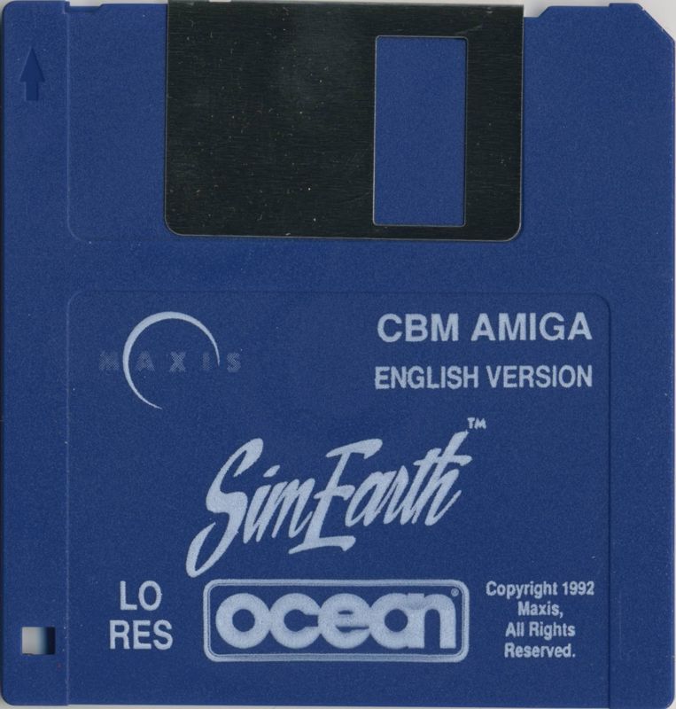 Media for SimEarth: The Living Planet (Amiga): Lores disk