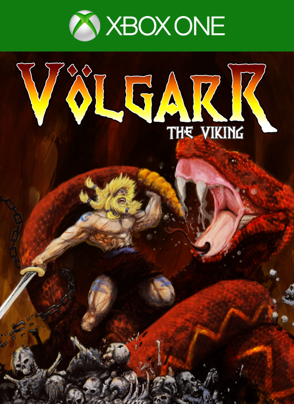 Front Cover for Völgarr the Viking (Xbox One) (download release): 1st version