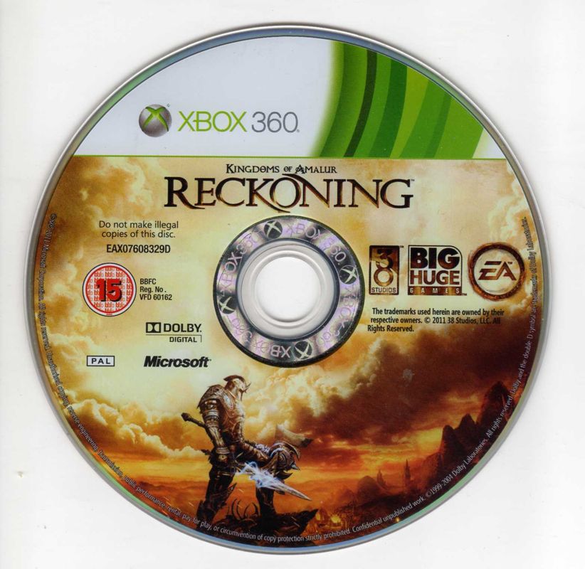 Media for Kingdoms of Amalur: Reckoning (Xbox 360)
