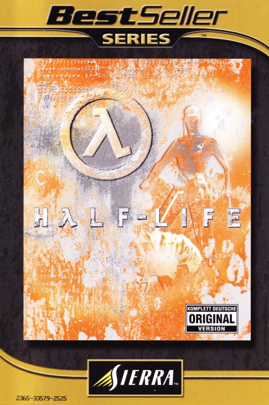 Manual for Half-Life (Windows) (BestSeller Series release (2001)): Front