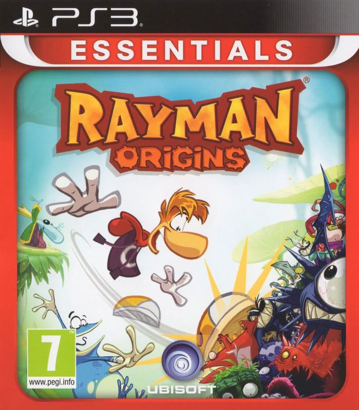 Front Cover for Rayman Origins (PlayStation 3) (Essentials release)