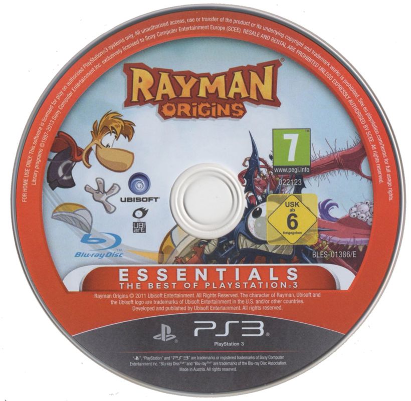 Rayman Origins cover or packaging material - MobyGames