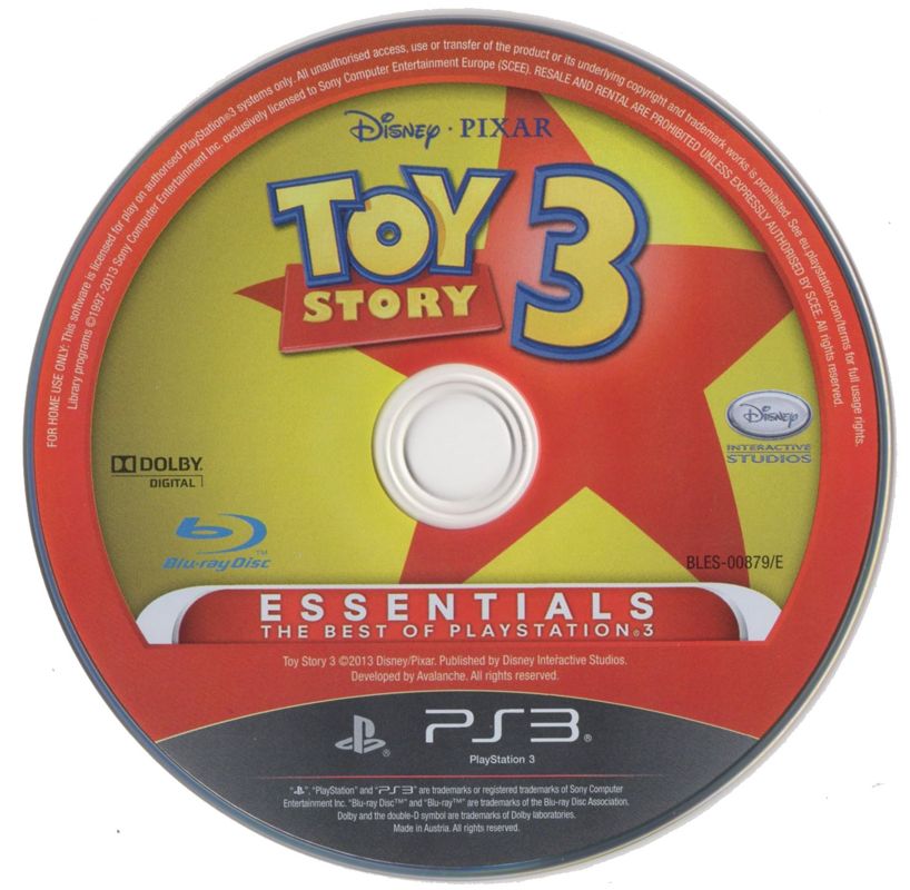 Media for Disney•Pixar Toy Story 3 (PlayStation 3) (Essentials release)