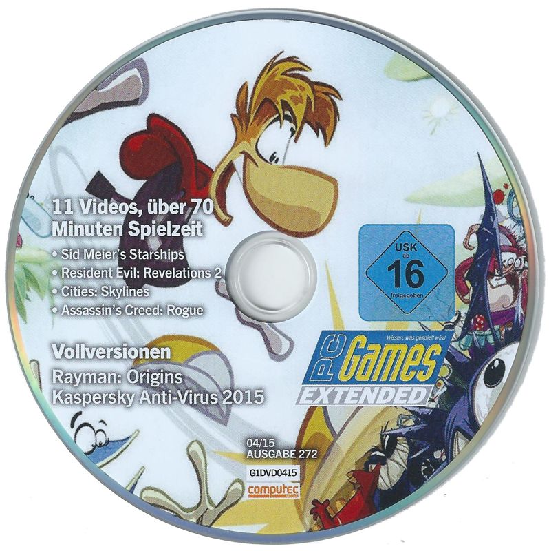 Media for Rayman Origins (Windows) (PC Games 04/2015 covermount)