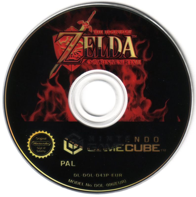 Media for The Legend of Zelda: The Wind Waker (Limited Edition) (GameCube): Ocarina of Time disc