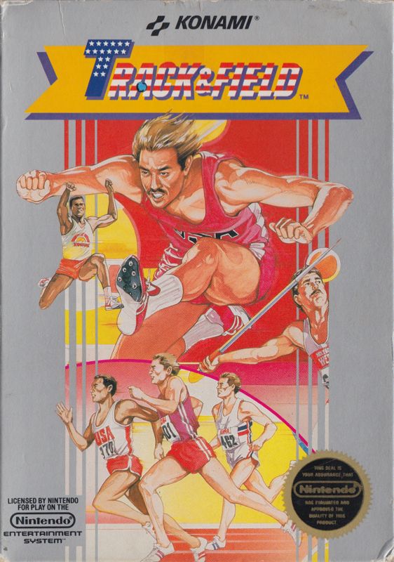 Front Cover for Track & Field (NES)