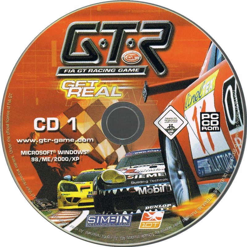 Media for GTR: FIA GT Racing Game (Windows) (Re-release): Disc 1