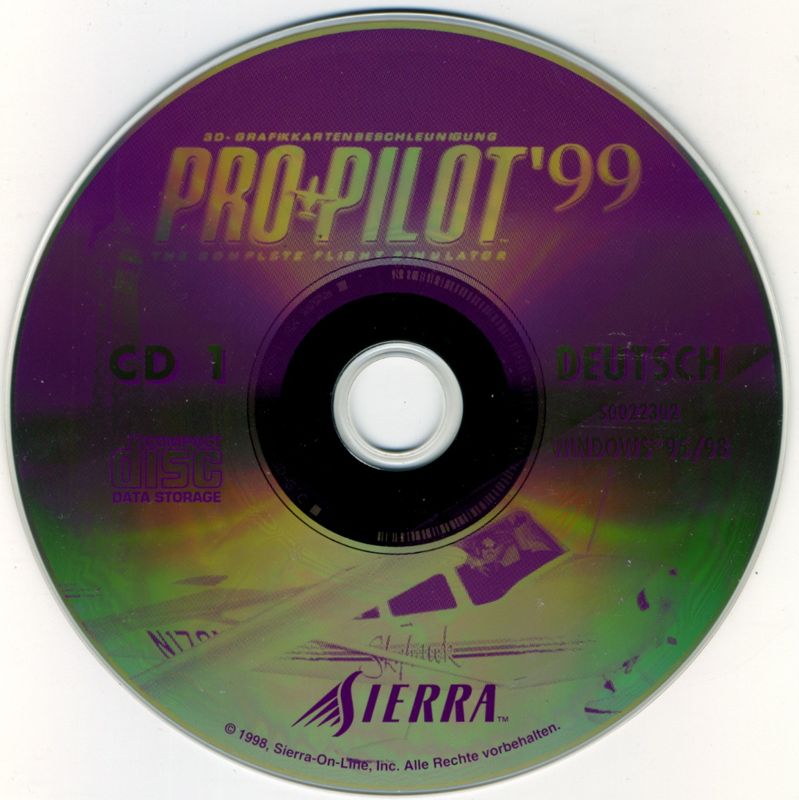 Media for Sierra's Fliegende Asse (Windows): Pro Pilot '99 Disc 1