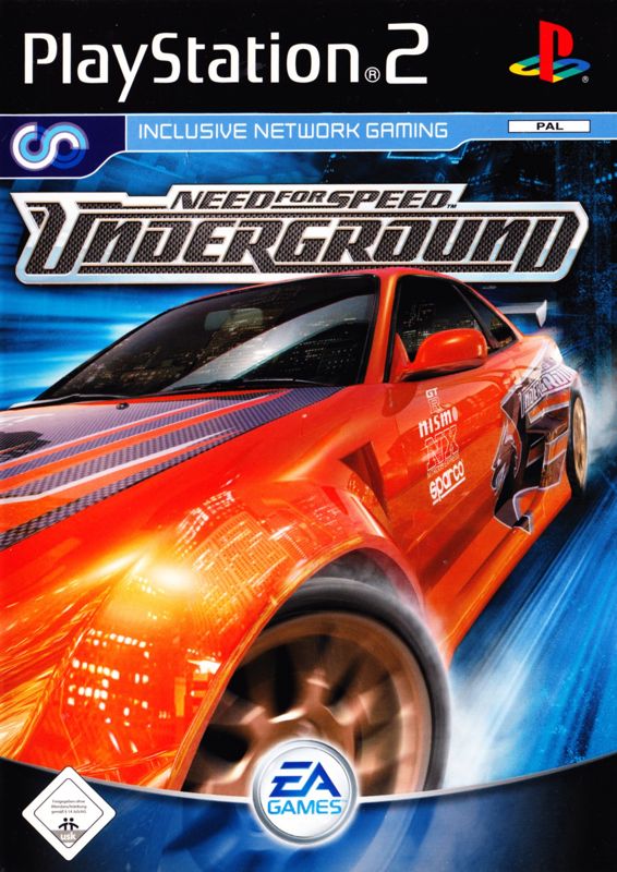 Front Cover for Need for Speed: Underground (PlayStation 2)