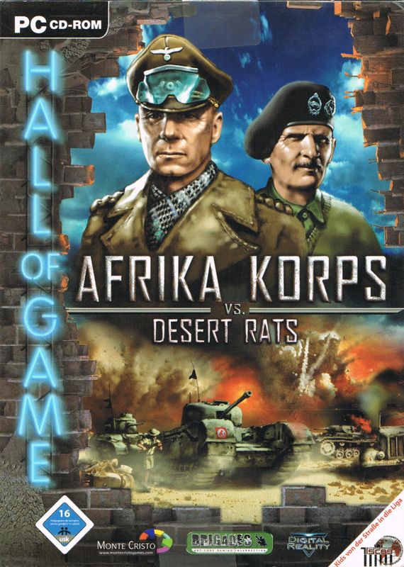 Front Cover for Desert Rats vs. Afrika Korps (Windows) (Hall of Game release)
