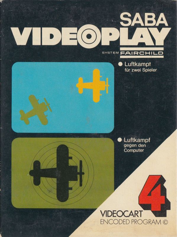 Front Cover for Videocart-4: Spitfire (Channel F)