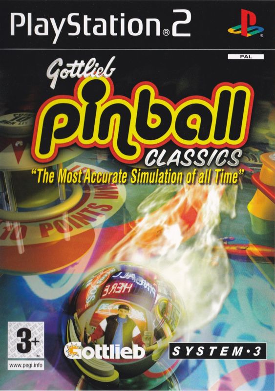 Front Cover for Pinball Hall of Fame: The Gottlieb Collection (PlayStation 2)