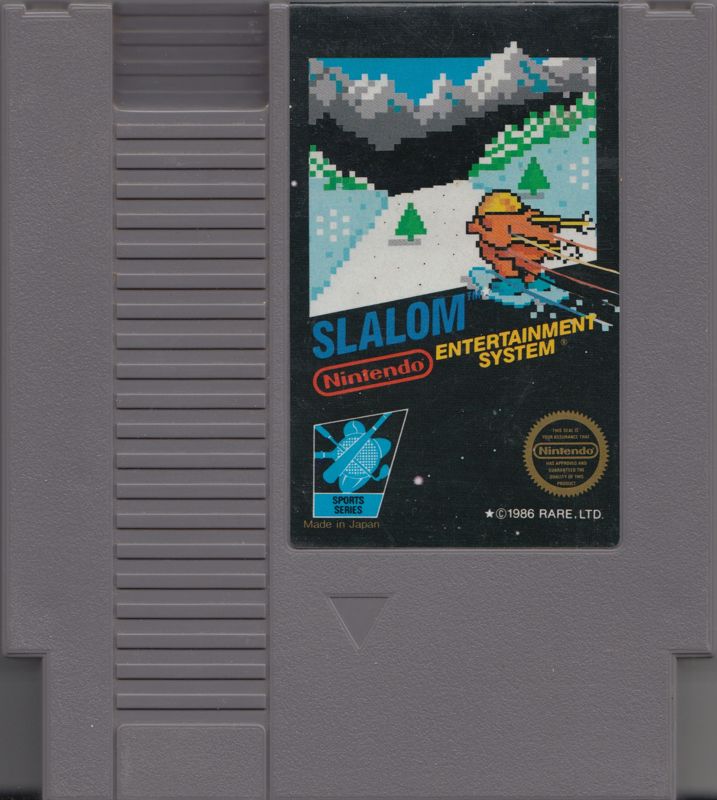 Media for Slalom (NES) (first release)