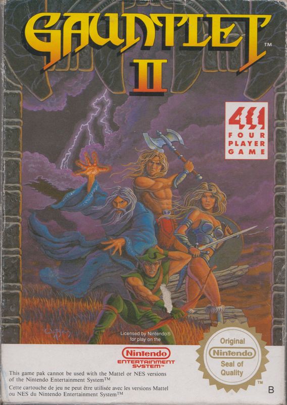 Front Cover for Gauntlet II (NES)