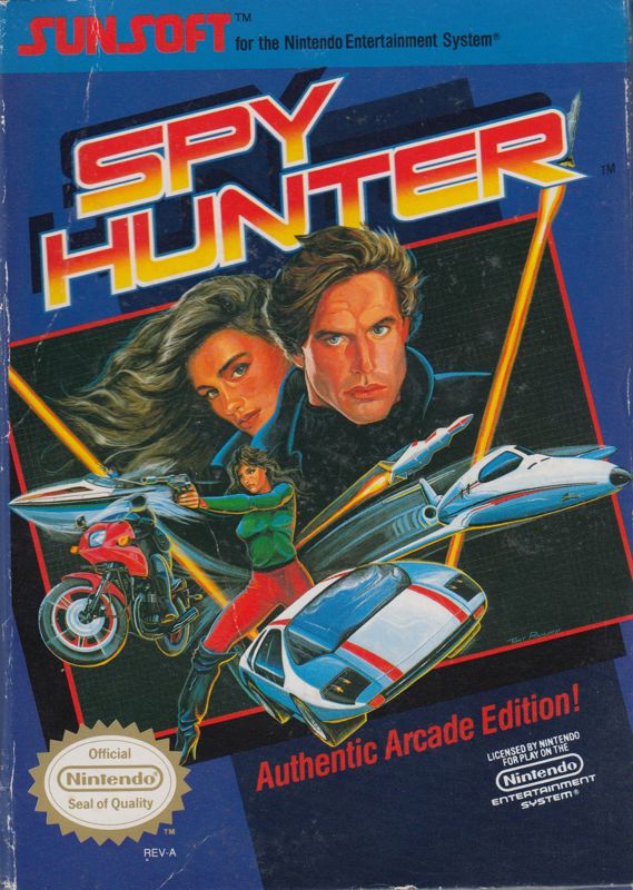 Front Cover for Spy Hunter (NES) (Re-release)