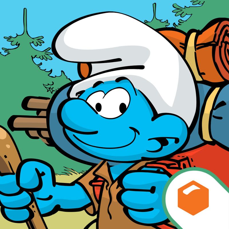 Front Cover for The Smurfs' Village (iPad and iPhone)