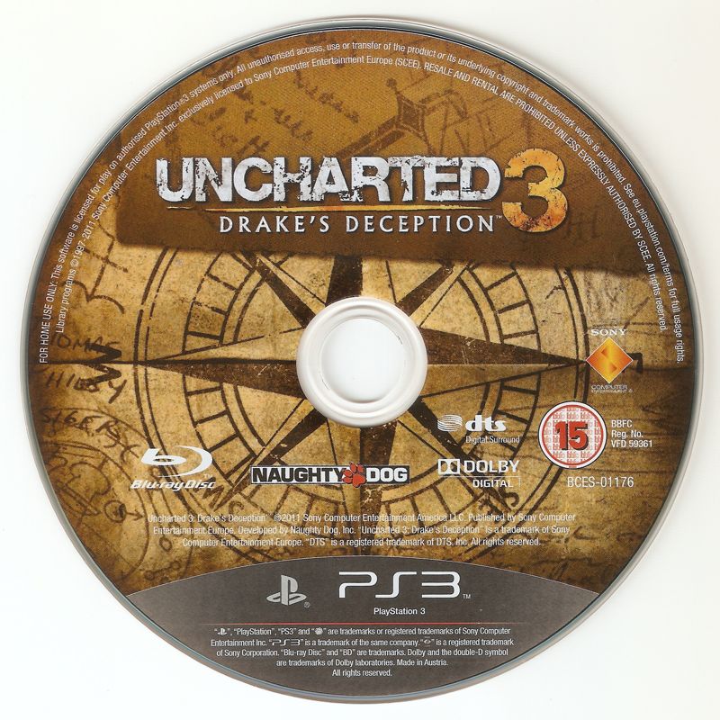 Media for Uncharted 3: Drake's Deception (PlayStation 3)