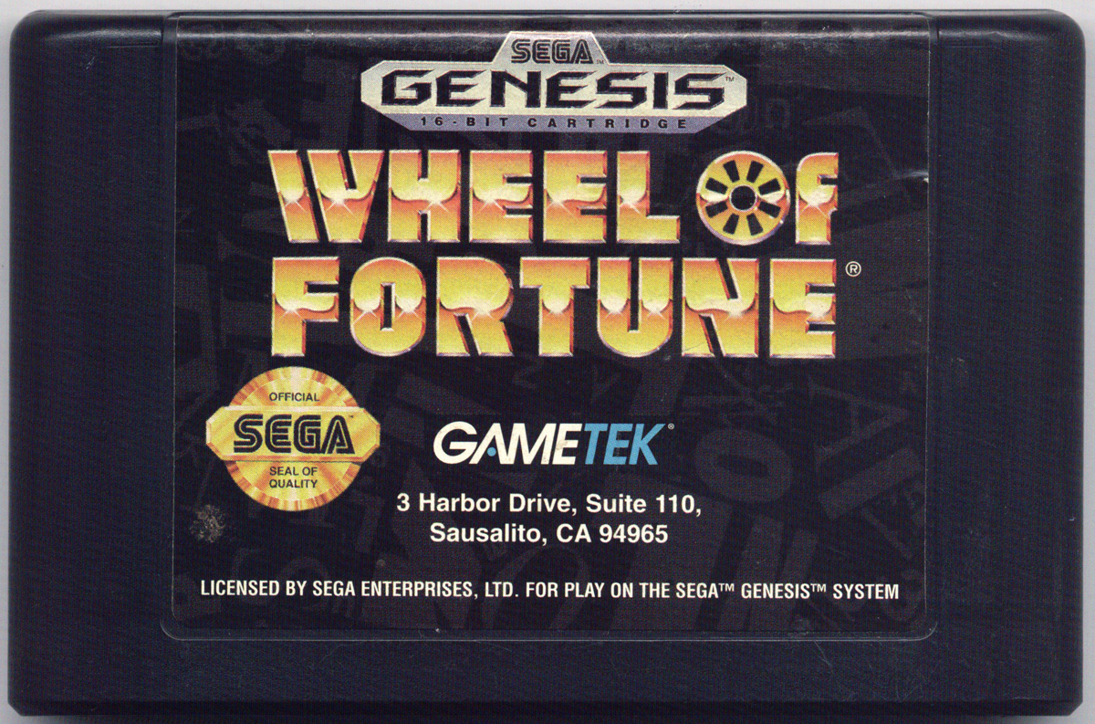 Media for Wheel of Fortune (Genesis)