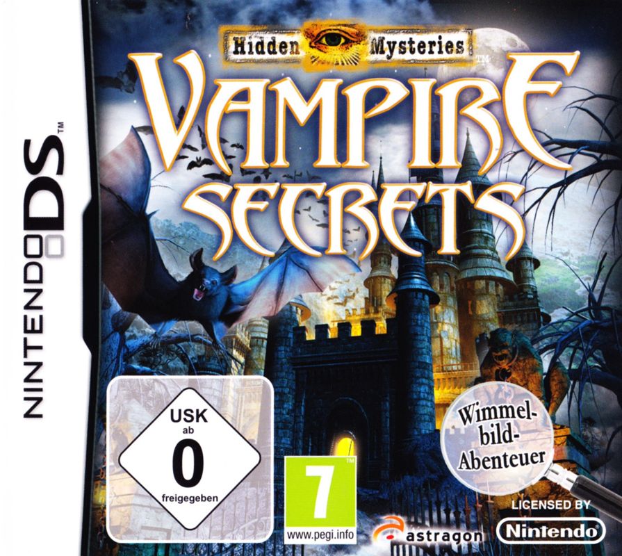 Front Cover for Hidden Mysteries: Vampire Secrets (Nintendo DS)
