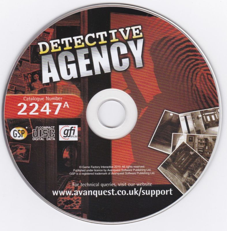 Media for Detective Agency (Windows) (GSP release)