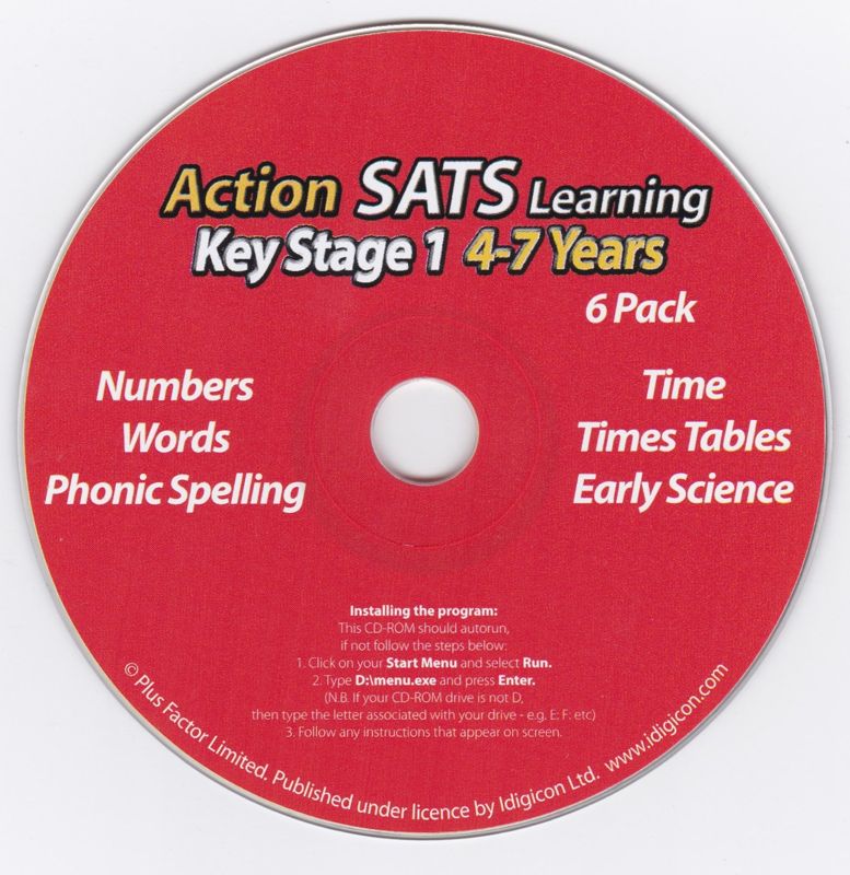 Media for SATS Learning: Key Stage 1 - 4-7 Years (Windows)