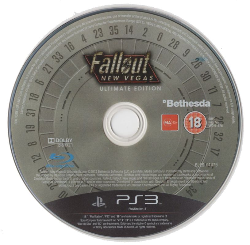 Media for Fallout: New Vegas - Ultimate Edition (PlayStation 3)