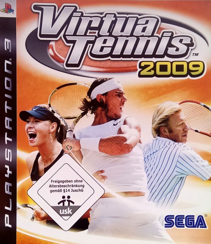 Front Cover for Virtua Tennis 2009 (PlayStation 3)
