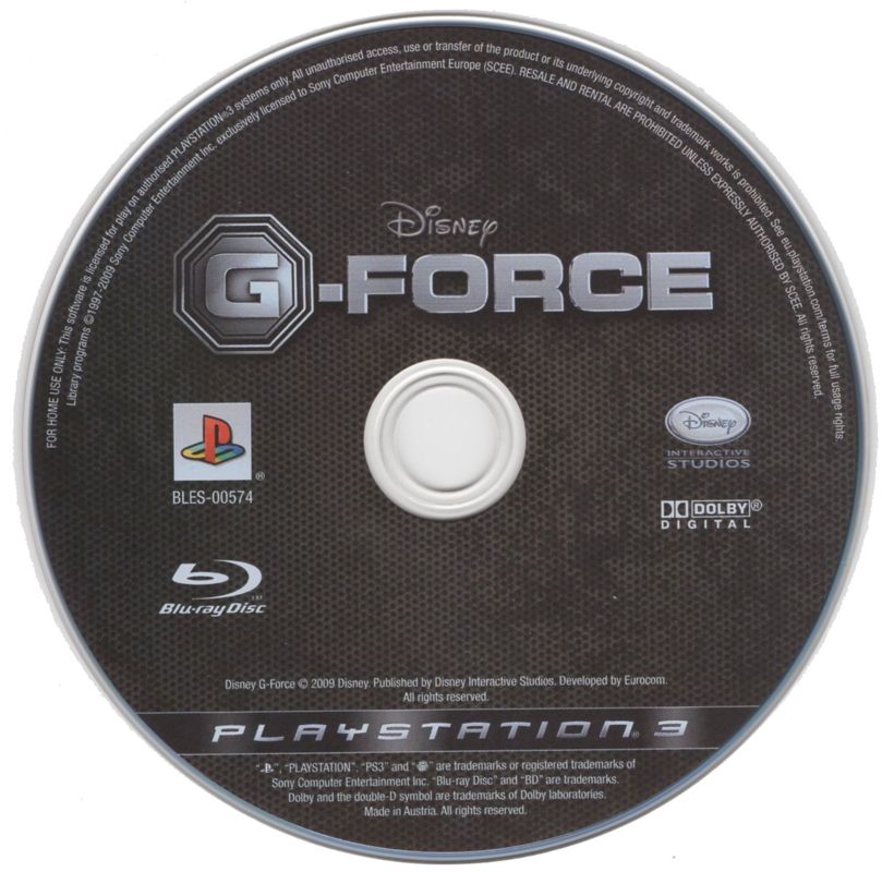 Media for Disney G-Force (PlayStation 3)