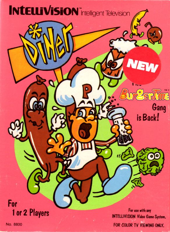 Front Cover for Diner (Intellivision)