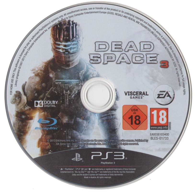 Media for Dead Space 3: Limited Edition (PlayStation 3)