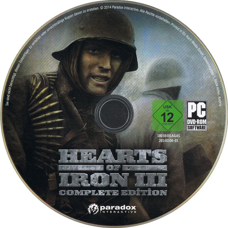 Media for Hearts of Iron III: Complete Edition (Windows)
