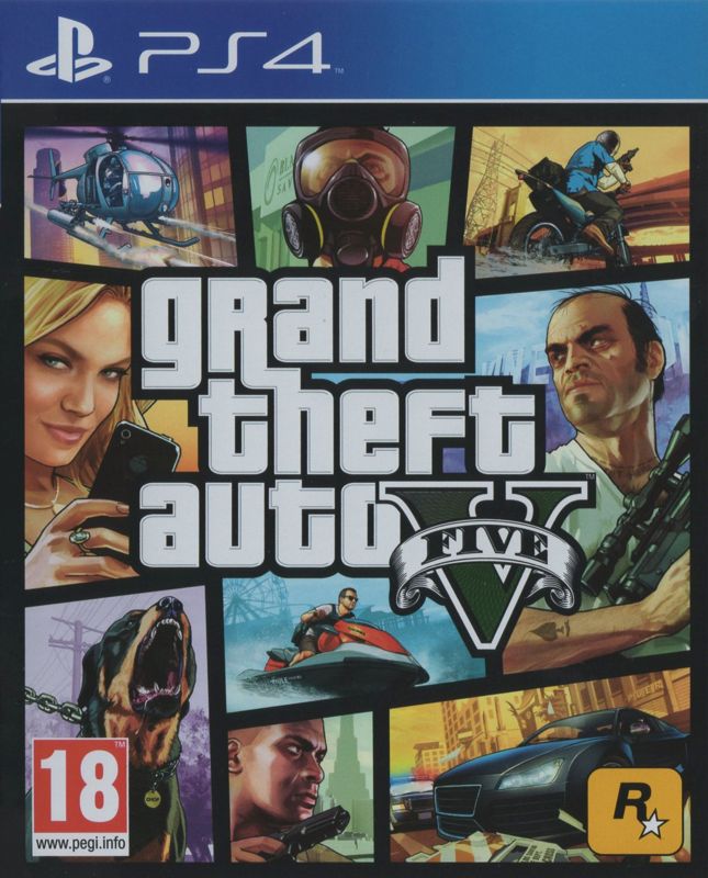 Front Cover for Grand Theft Auto V (PlayStation 4)