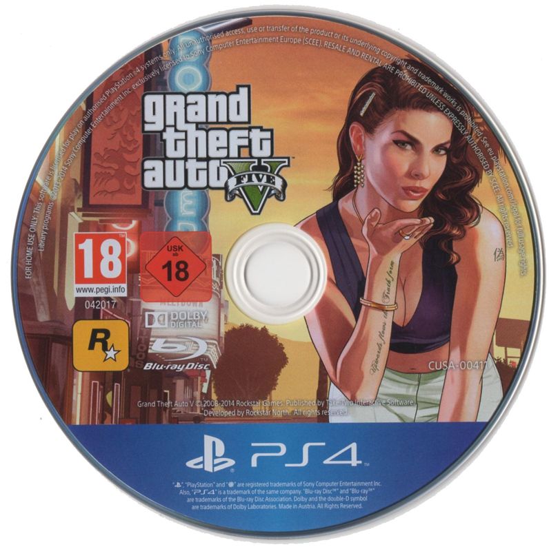 Media for Grand Theft Auto V (PlayStation 4)