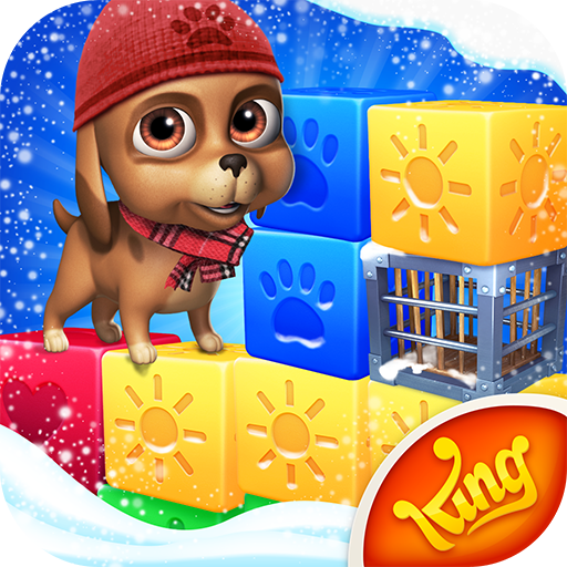 Front Cover for Pet Rescue Saga (Android) (Amazon release): Winter theme