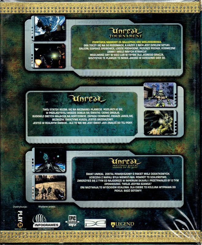 Back Cover for Totally Unreal (Windows)