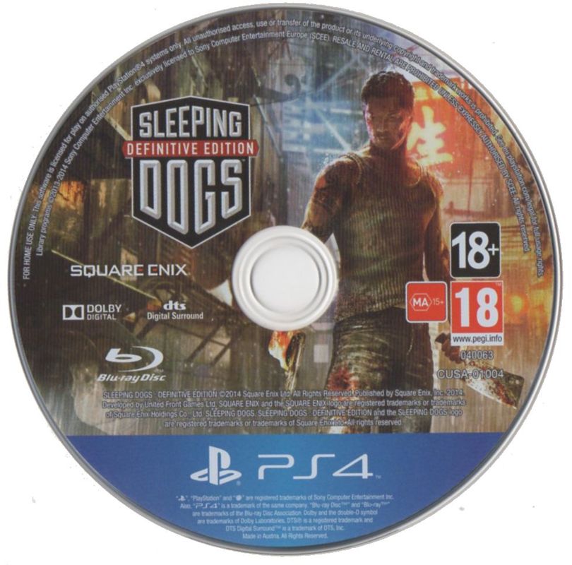 Media for Sleeping Dogs: Definitive Edition (PlayStation 4)