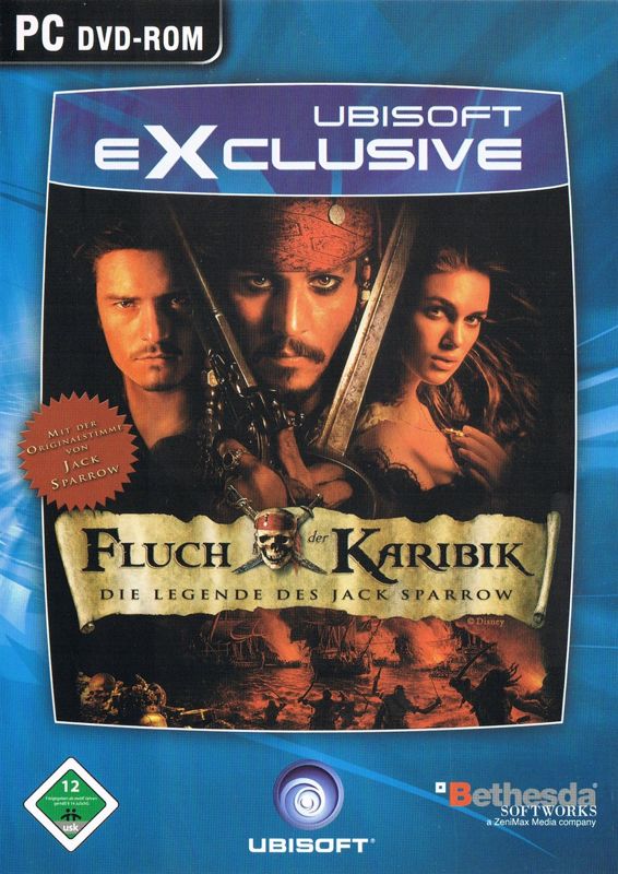 Front Cover for Pirates of the Caribbean: The Legend of Jack Sparrow (Windows) (Ubisoft Exclusive release)