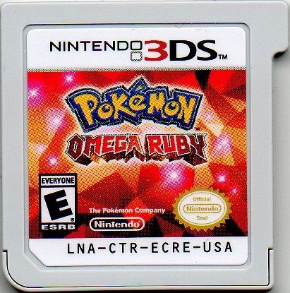 Pokémon cover material Ruby Omega packaging or MobyGames -