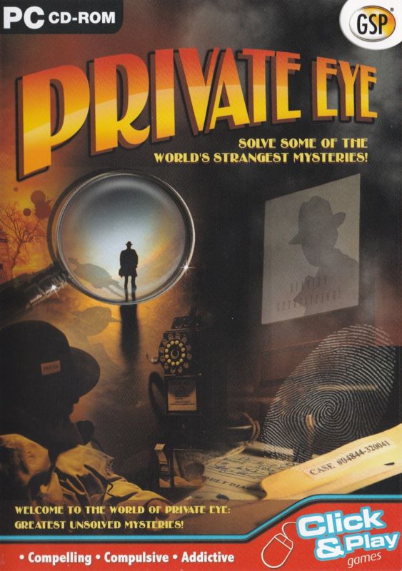 Front Cover for Private Eye: Greatest Unsolved Mysteries (Windows) (GSP release)