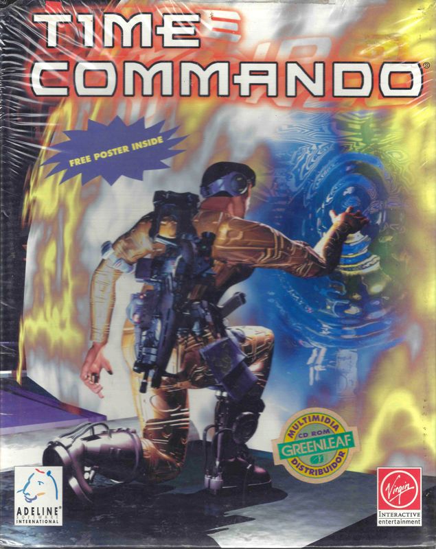 Front Cover for Time Commando (DOS and Windows)