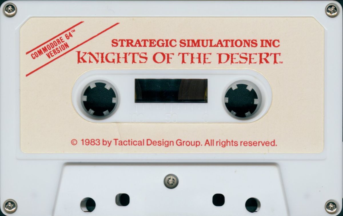 Media for Knights of the Desert (Commodore 64)