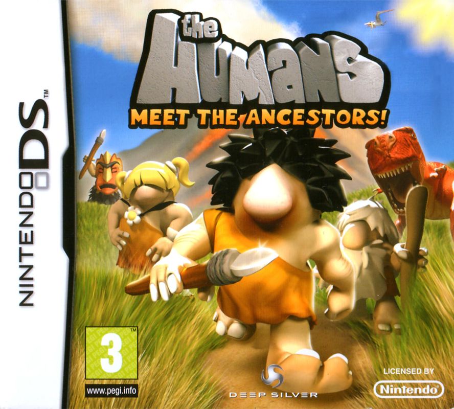 Front Cover for The Humans: Meet the Ancestors! (Nintendo DS)