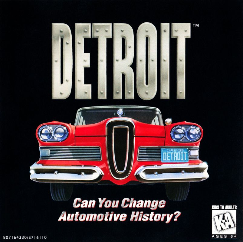 Other for Detroit (DOS) (SierraOriginals release): Jewel Case - Front