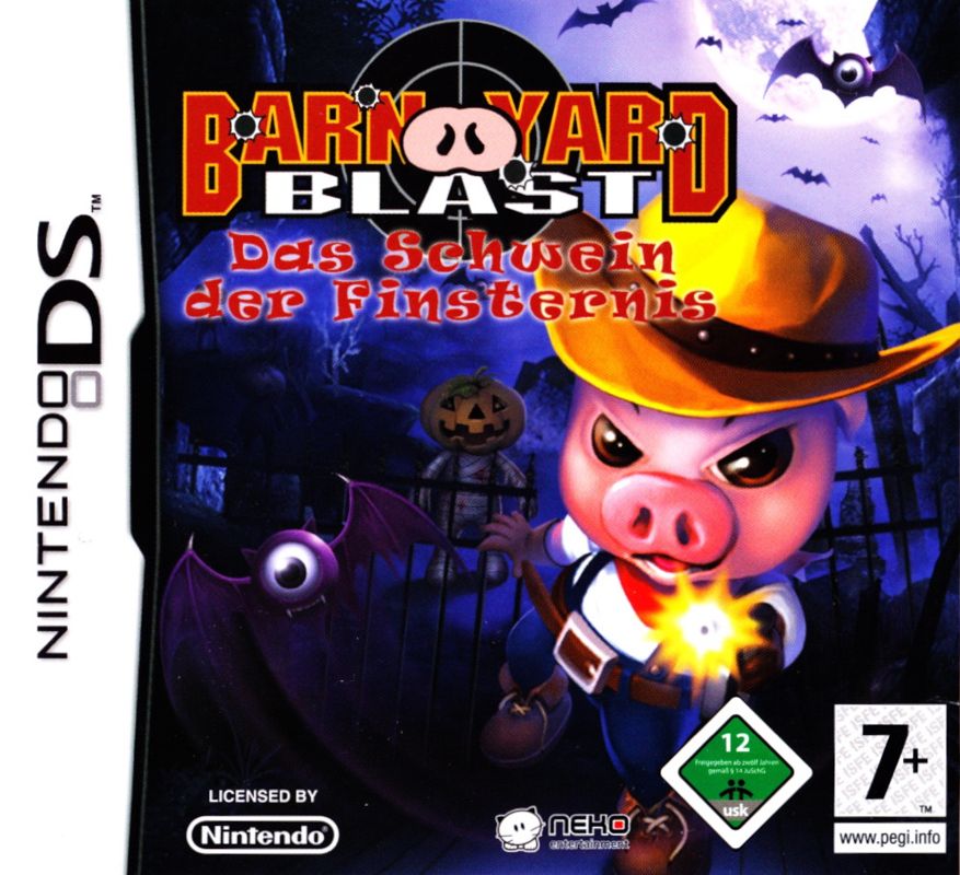 Front Cover for Barnyard Blast: Swine of the Night (Nintendo DS)
