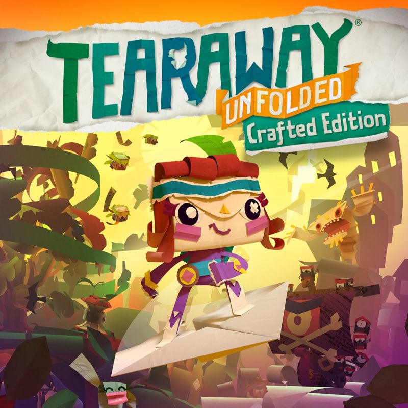 Front Cover for Tearaway: Unfolded (Crafted Edition) (PlayStation 4) (PSN (SEN) release)