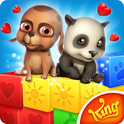 Front Cover for Pet Rescue Saga (Android) (Google Play release): Valentine's Day theme