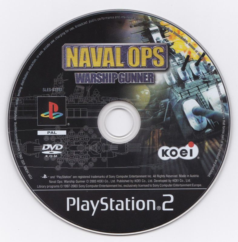 Media for Naval Ops: Warship Gunner (PlayStation 2)