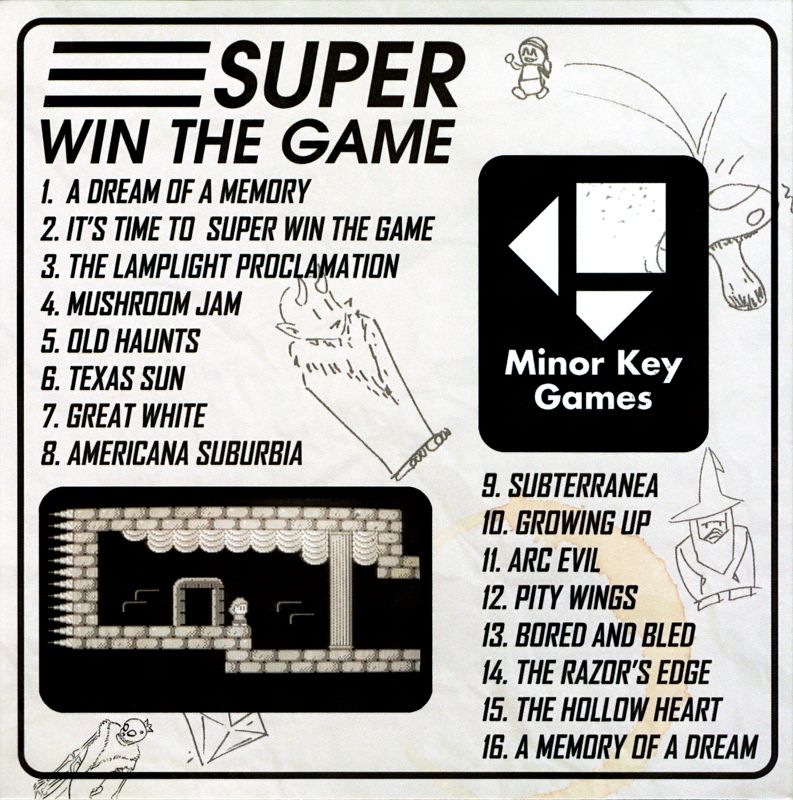 Other for Super Win the Game (Linux and Macintosh and Windows): Soundtrack - Back Cover