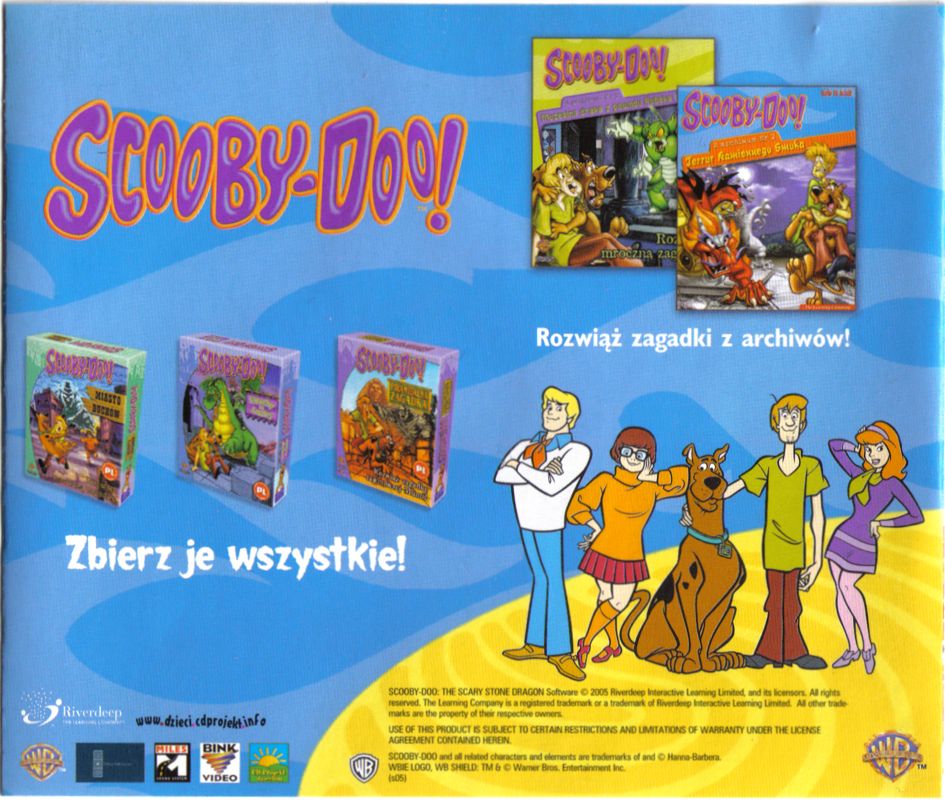 Other for Scooby-Doo!: Case File N°2 - The Scary Stone Dragon (Windows): Jewel Case - Back