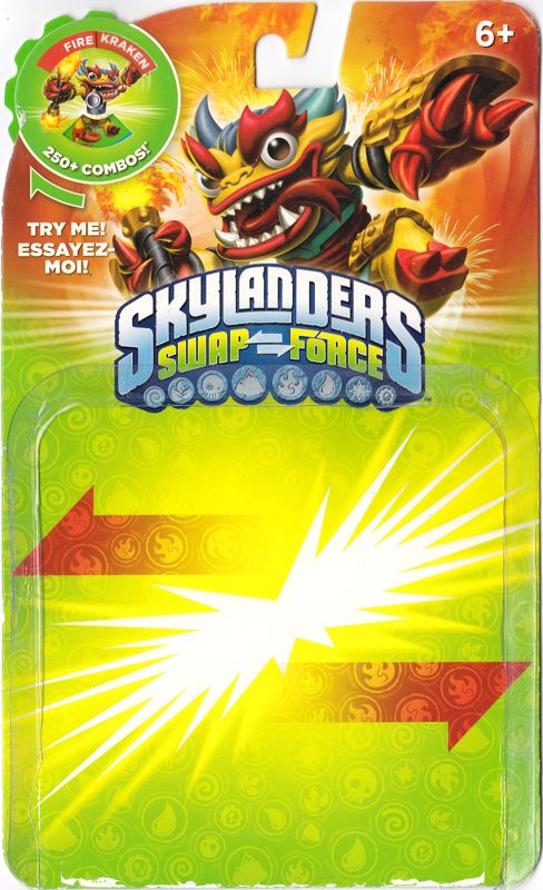 Front Cover for Skylanders: Swap Force - Fire Kraken (Nintendo 3DS and PlayStation 3 and PlayStation 4 and Wii and Wii U and Xbox 360 and Xbox One)